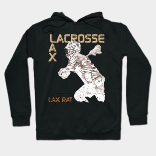 Lacrosse Player Lax Rat Hoodie